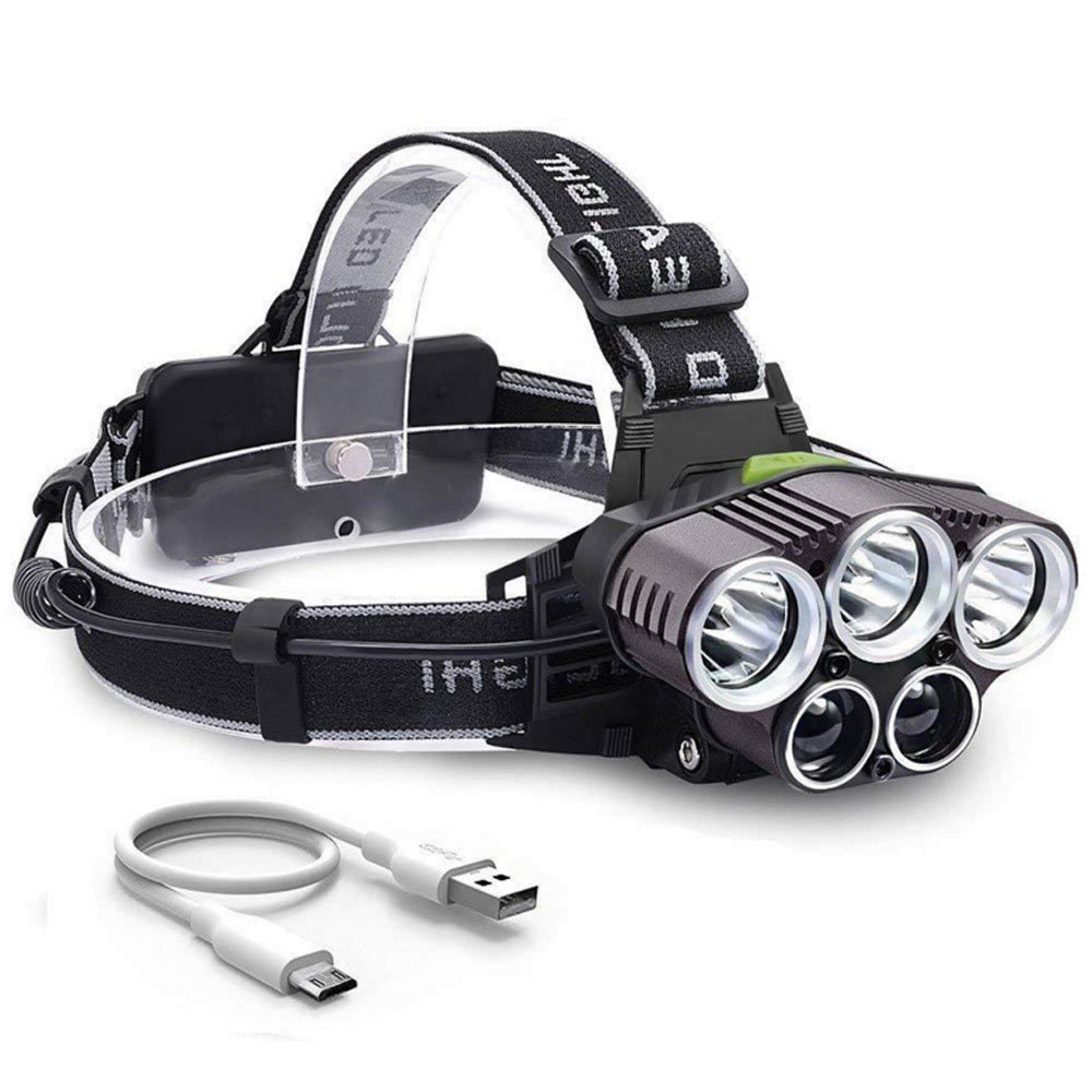 JHK Rechargeable 5-LED Field Headlamp