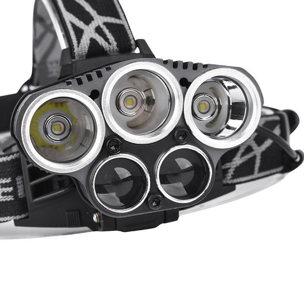 JHK Rechargeable 5-LED Field Headlamp