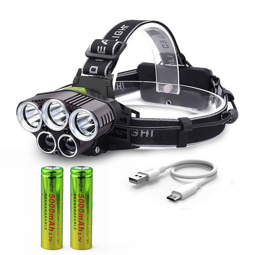 JHK Rechargeable 5-LED Field Headlamp