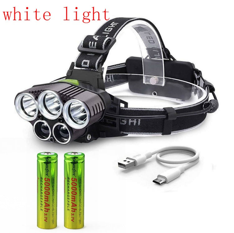 JHK Rechargeable 5-LED Field Headlamp