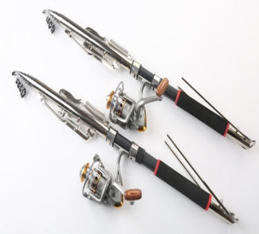 JHK Automatic Spring-Loaded Fishing Rod – Portable Auto Hook Set